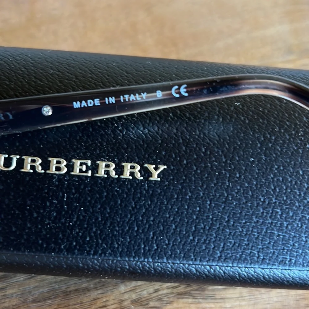 Burberry Women's Clear to Black Ombre Glasses